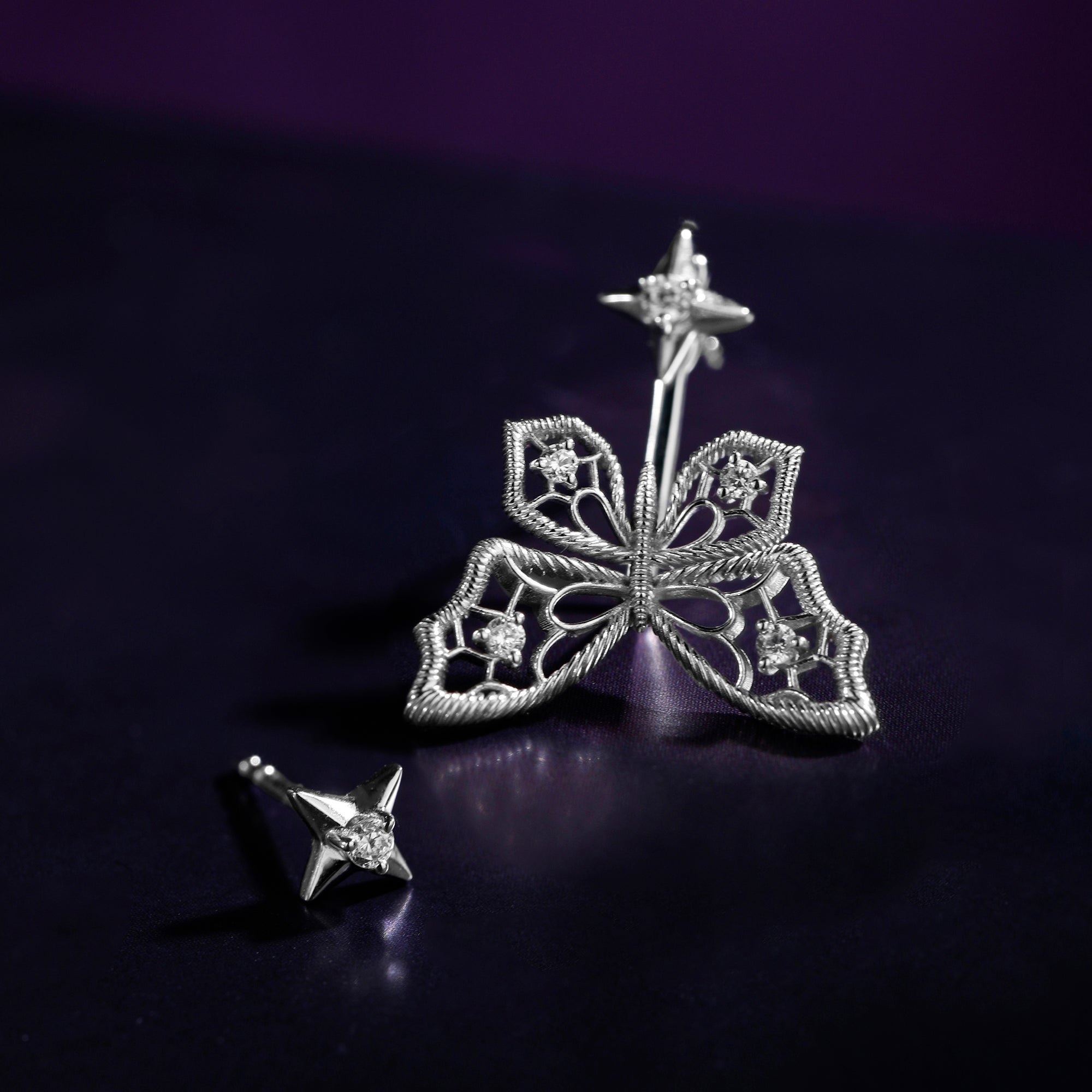Butterfly Stud Earrings