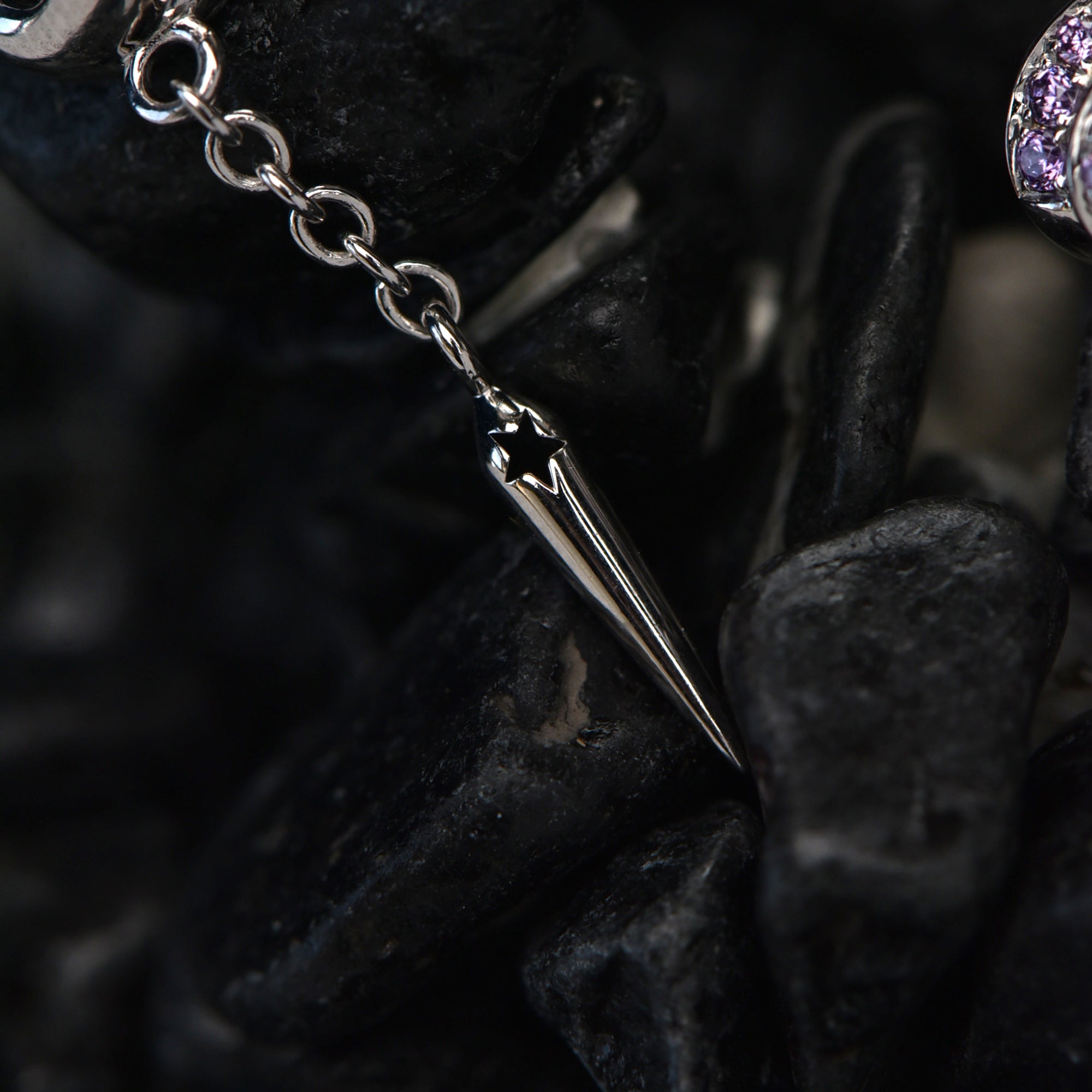 Devil Flame Stud Earrings