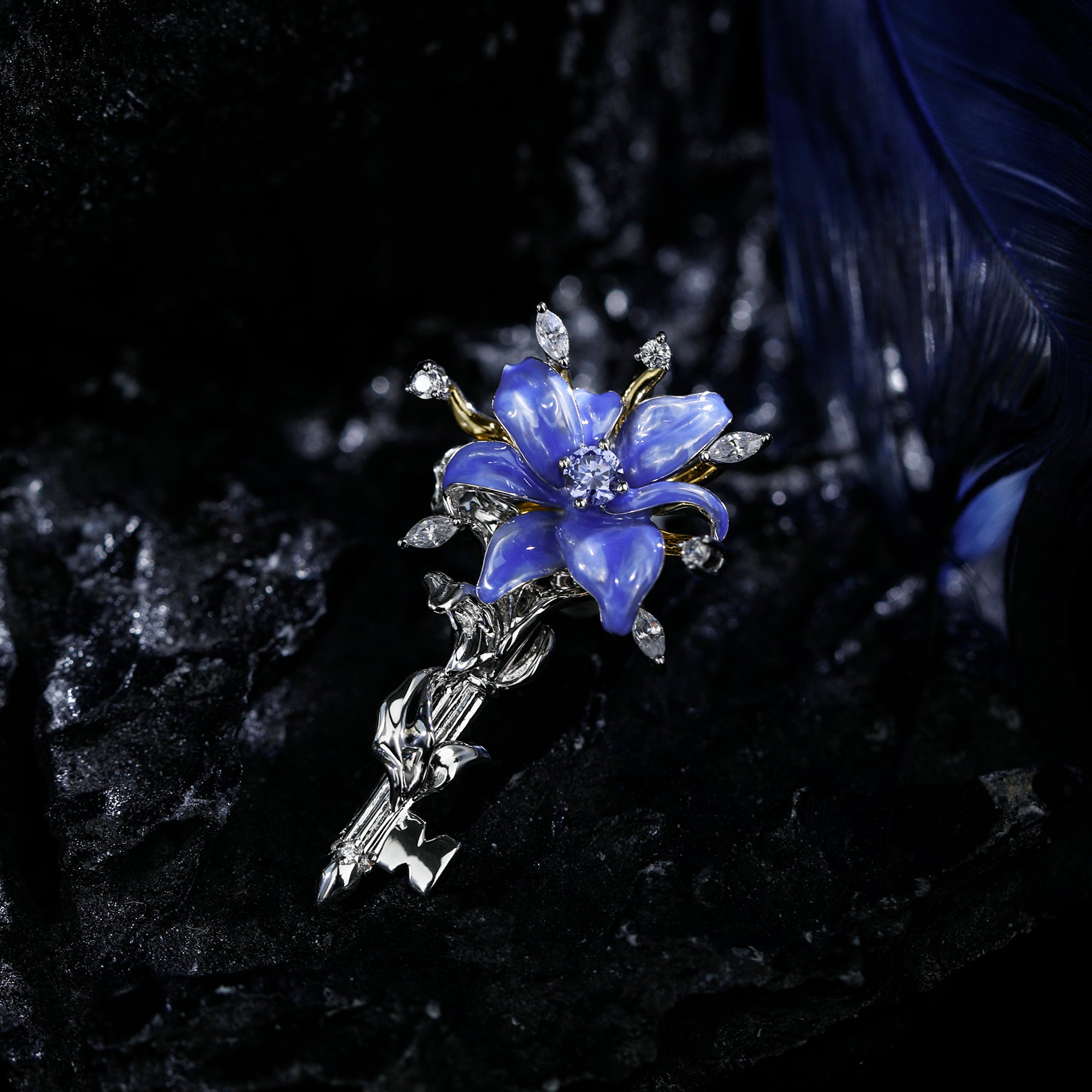Hierophant Lily Pendant