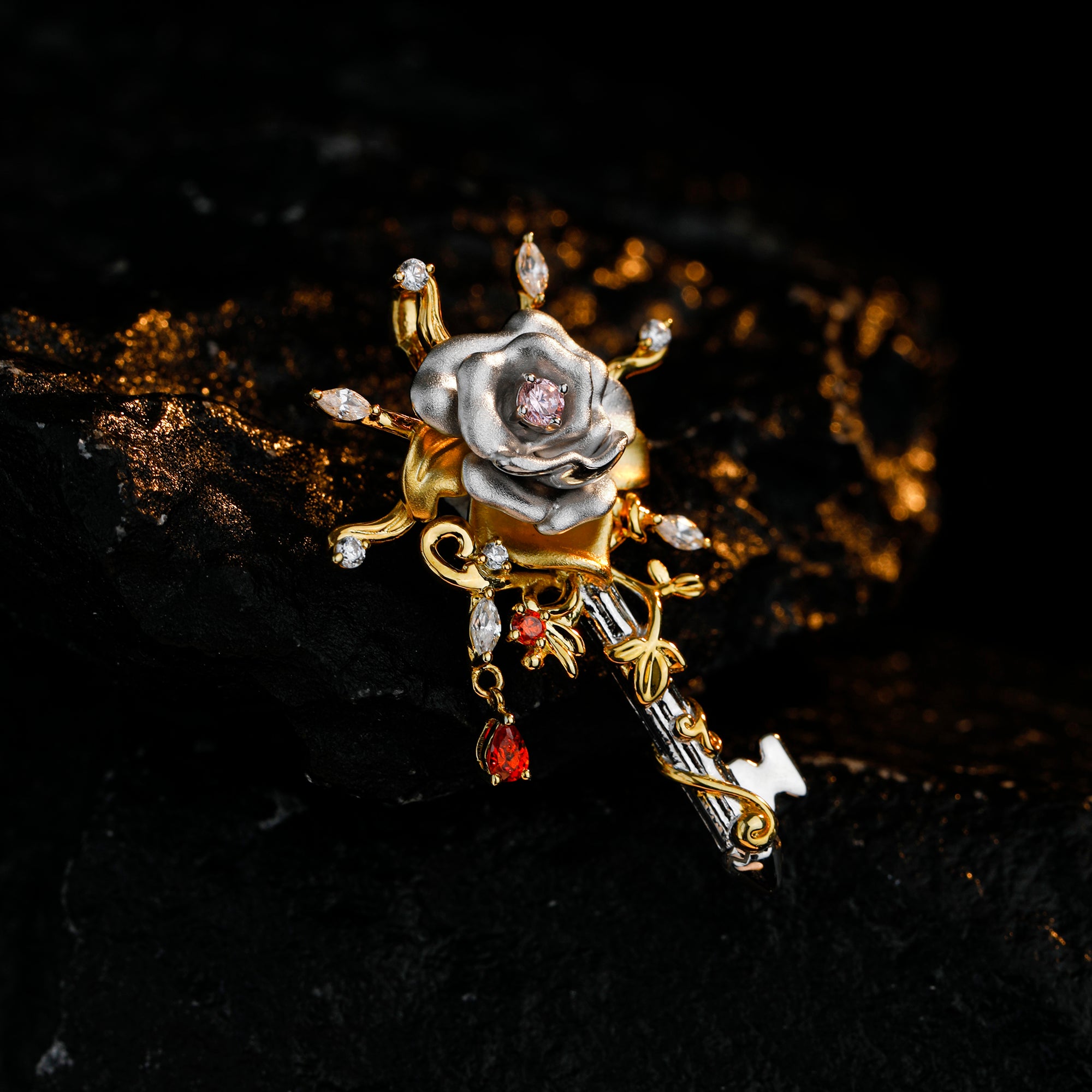 Hierophant Rose Pendant