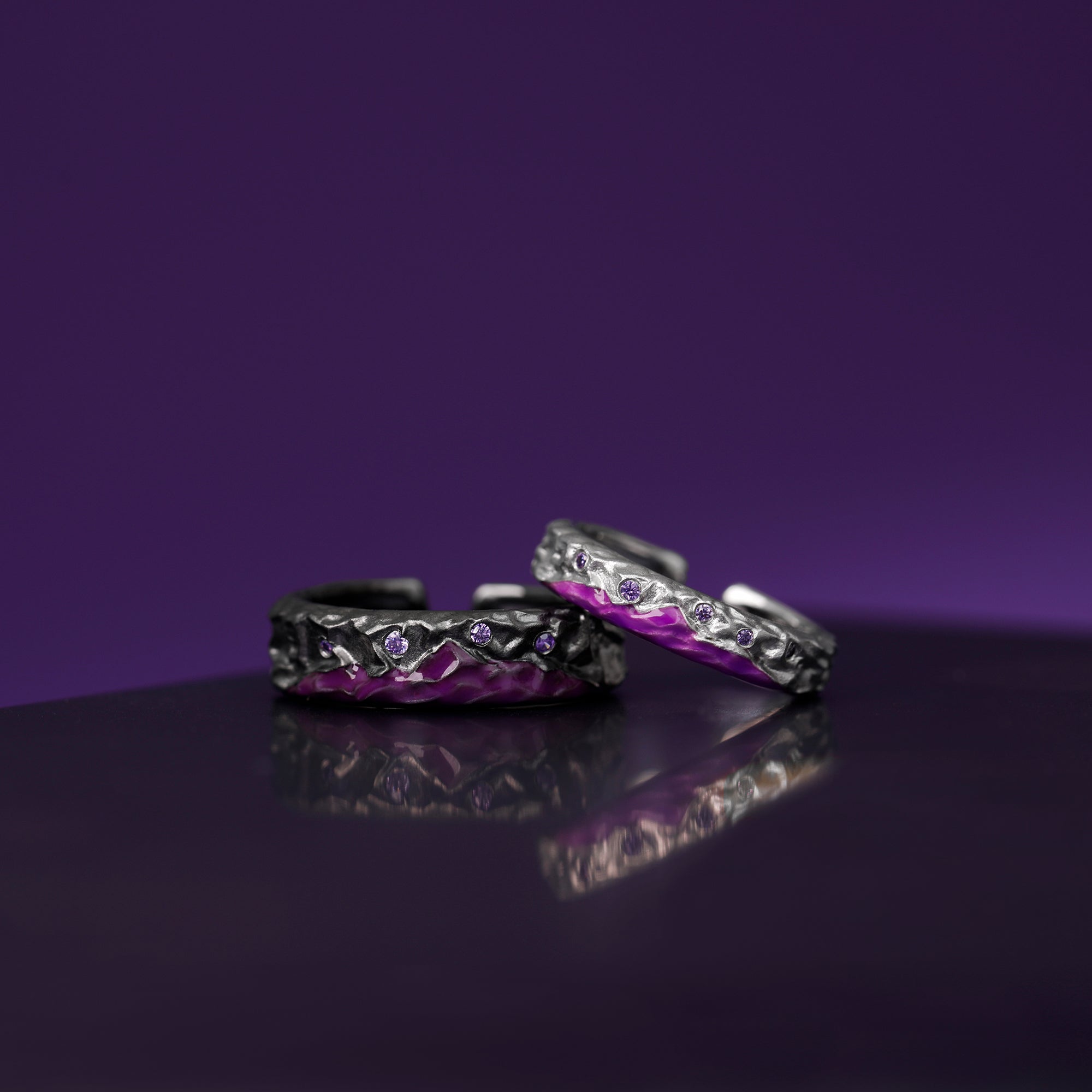 Lovers Couple Ring - Slim